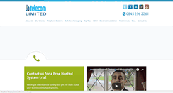 Desktop Screenshot of lbtelecom.co.uk